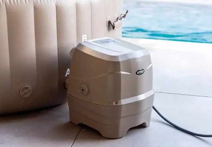 INTEX 28428EX Inflatable Spa. Beige. 4-8 People