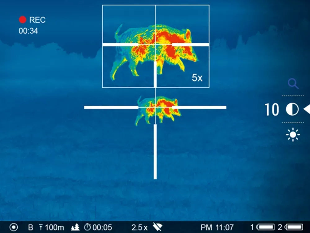 Thermal imaging binoculars ZElSS Merger LRF XL50