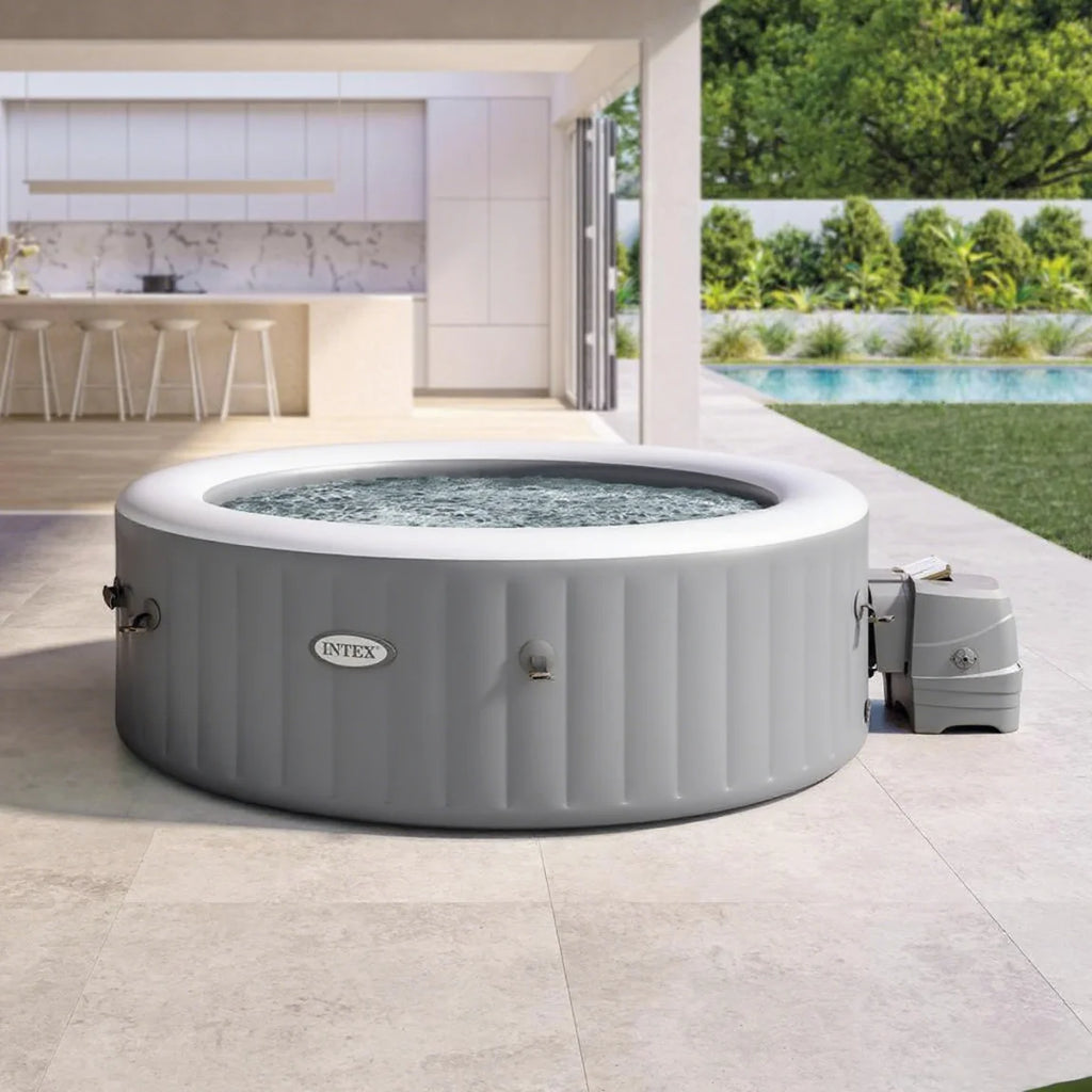 INTEX 28428EX Inflatable Spa. Beige. 4-8 People