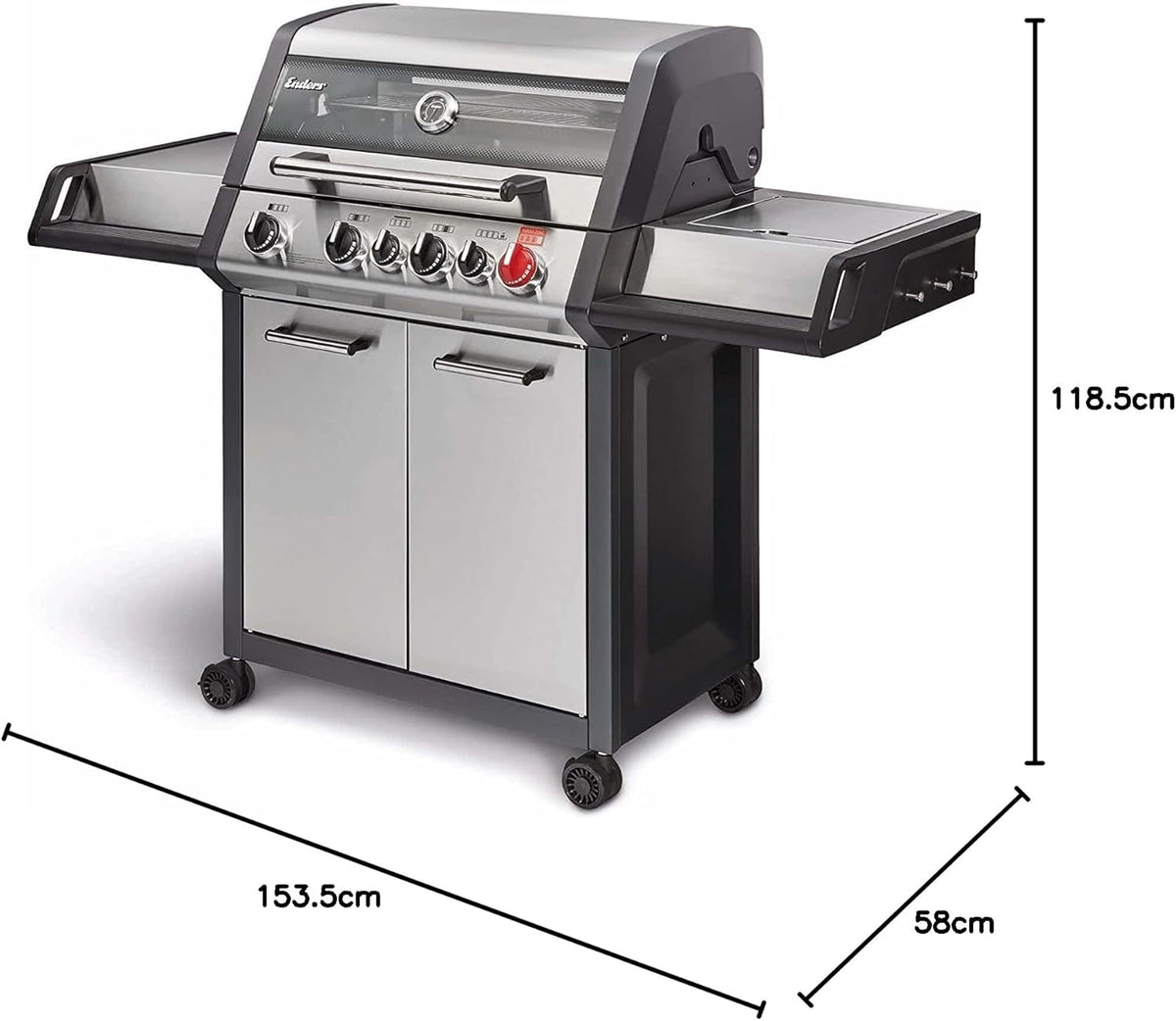 Enders Monroe Pro 3 Sik 4 Sik Turbo Gas BBQ