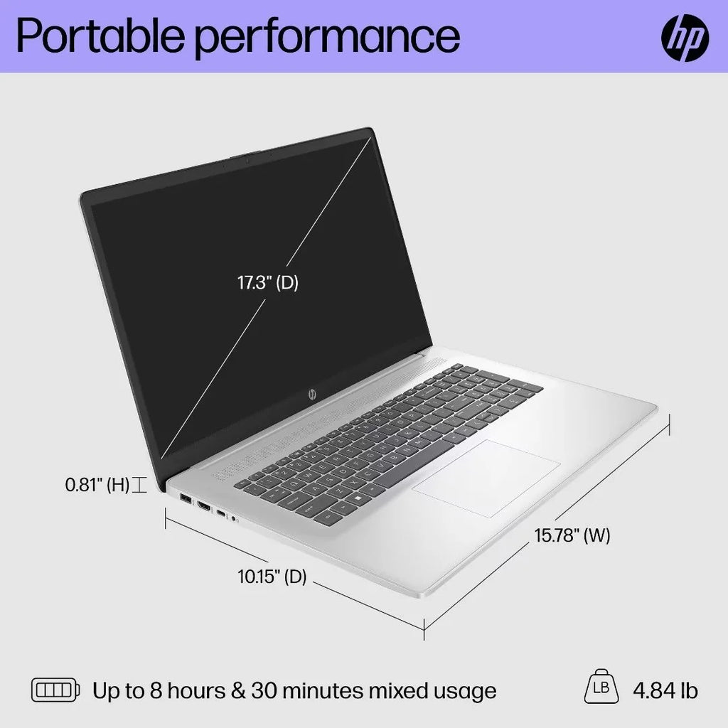 Laptop 17 with Intel Core i7-1355U | 17.3" HD+ Touchscreen | Up to 64GB RAM & 2TB SSD